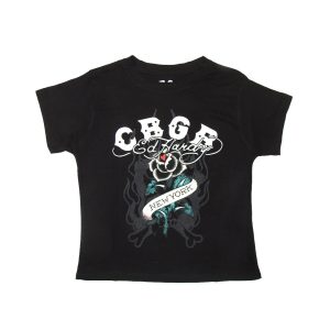 CBGB NY Rose Cap Sleeve Tee