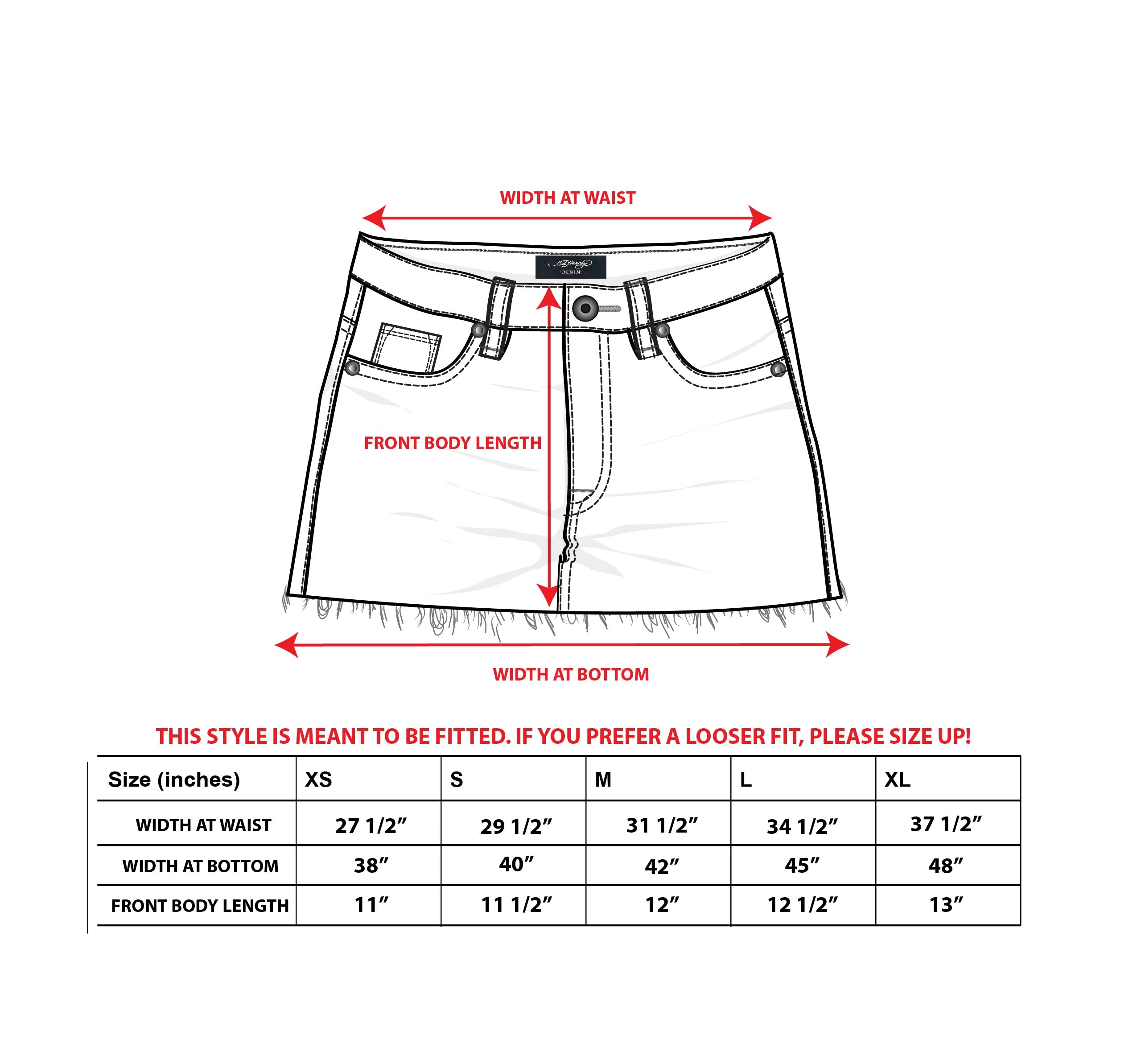 Panther Zipper Front Mini Denim Skirt - Image 3